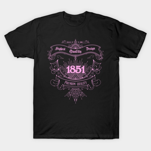 1851 T-Shirt by iriana art